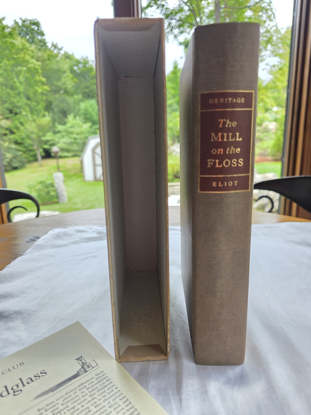 Heritage 'The Mill on the Floss' Decorative Book With Slipcover By George Eliot